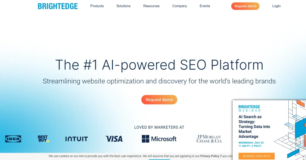 BrightEdge—enterprise SEO tools